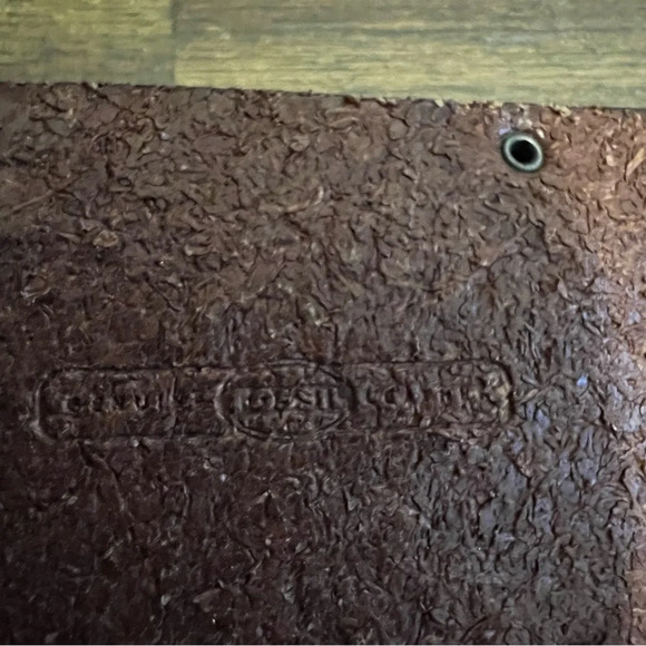 Fossil Double Hole Brown Leather Belt - Picture 6 of 9